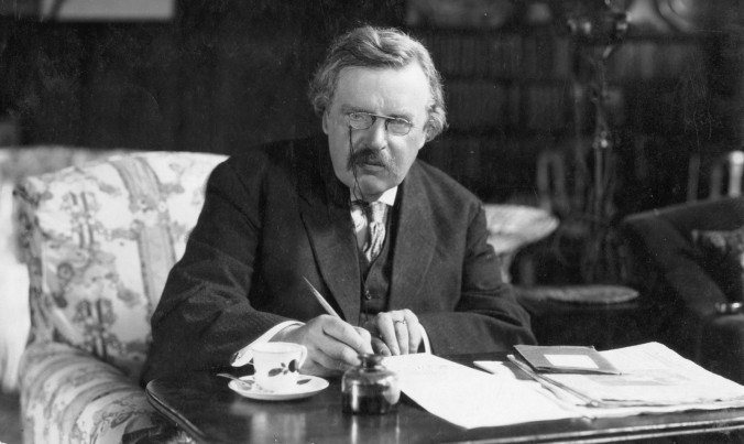 Did I say read more Chesterton? Yes, yes I did.